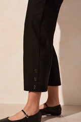 Tribal Flatten It Pull-On Capri With Eyelet Detail