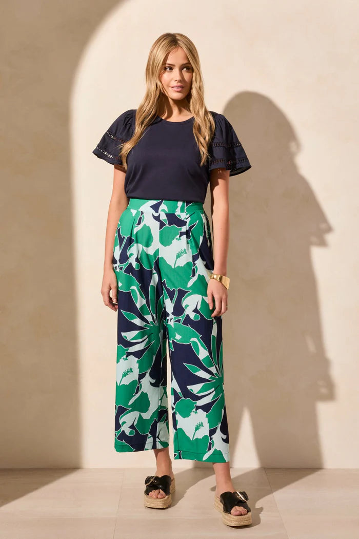 Tribal Foliage Print Pant