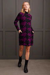 Tribal Jacquard Sweater Dress