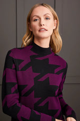 Tribal Jacquard Sweater Dress
