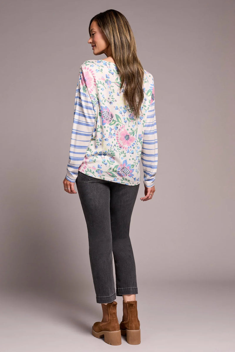 Tribal Crew Neck Combo Print Top- Multiple Prints