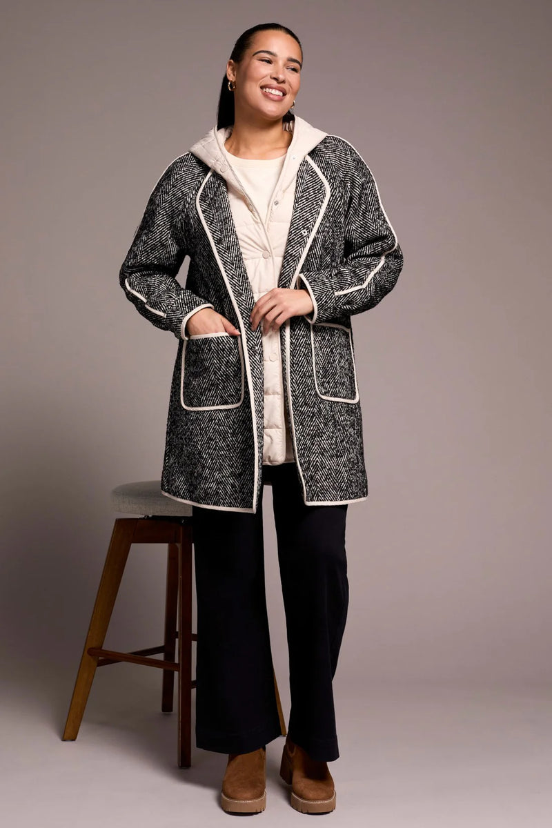 Tribal Herringbone Fooler Coat