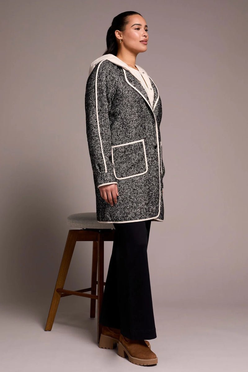 Tribal Herringbone Fooler Coat