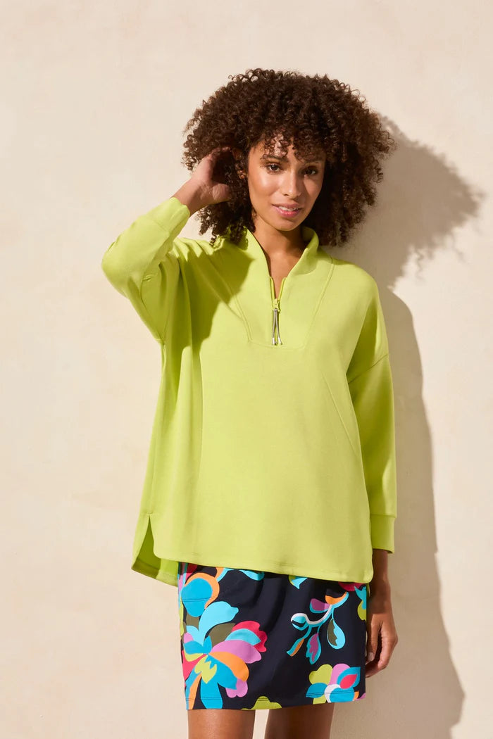 Tribal Techno Lux Zip Top- 2 Colors