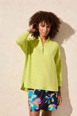 Tribal Techno Lux Zip Top- 2 Colors