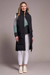 Tribal Longline Zip-Front Quilted Vest- 4 Colors!