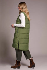Tribal Longline Zip-Front Quilted Vest- 4 Colors!