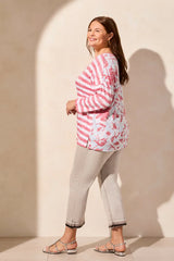 Tribal Two-Way Print Dolman Top- 3 Prints!