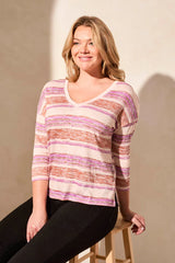 Tribal Two-Way Print Dolman Top- 3 Prints!