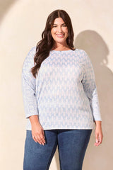 Tribal Two-Way Print Dolman Top- 3 Prints!