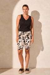 Tribal Printed Benagline Short