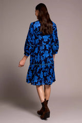 Tribal Nightfall Embroidered Jacquard Dress