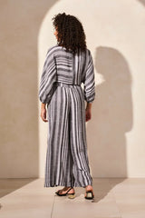 Tribal Flowy Wide Leg Pant