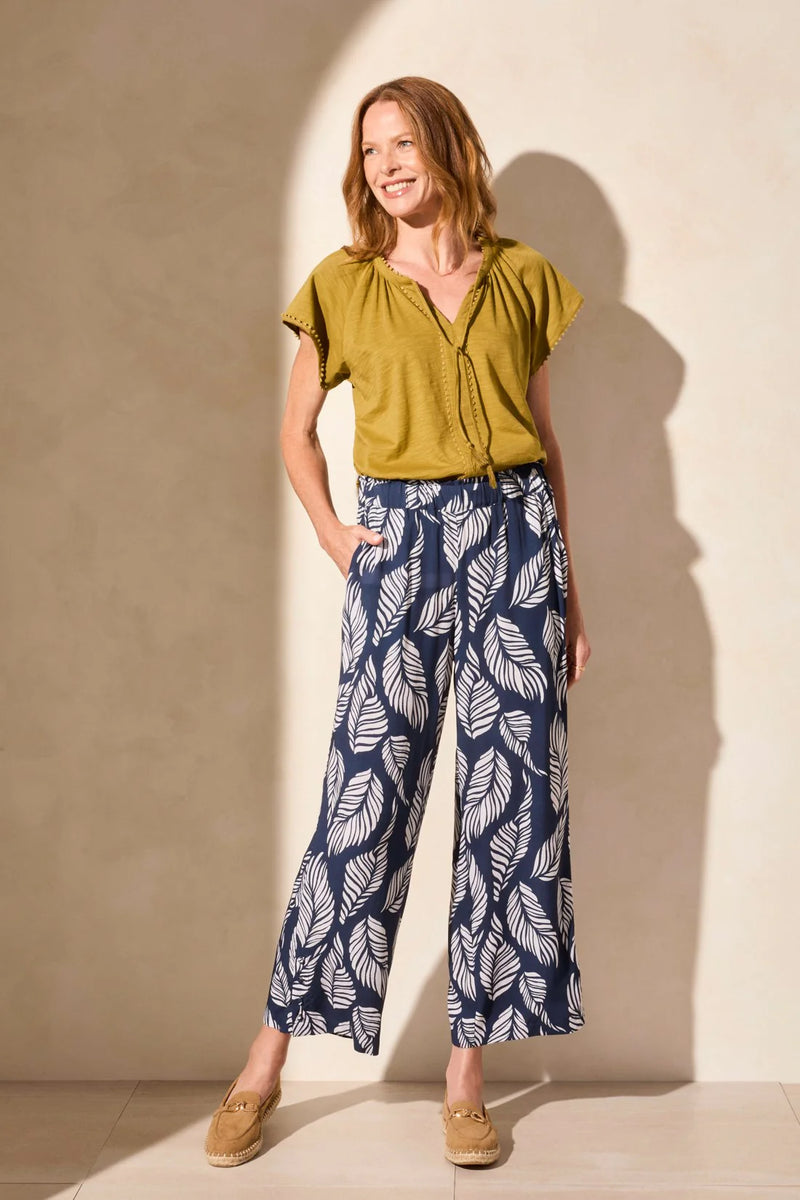 Tribal Wide Leg Print Pant