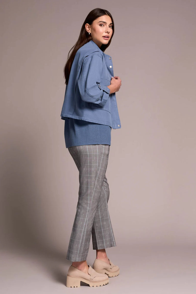 Tribal Slate Blue Slub Twill Jacket