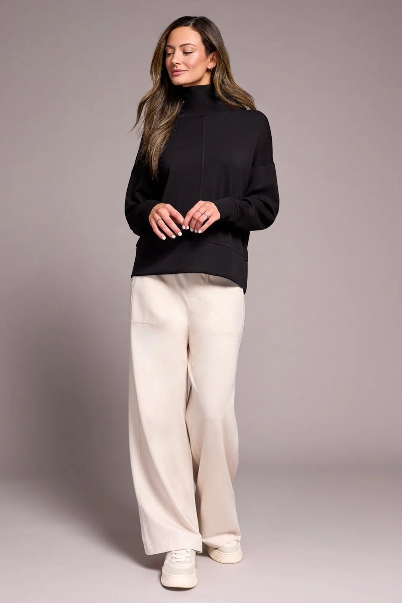 Tribal Techno Lux Funnel Neck Top- 3 Colors