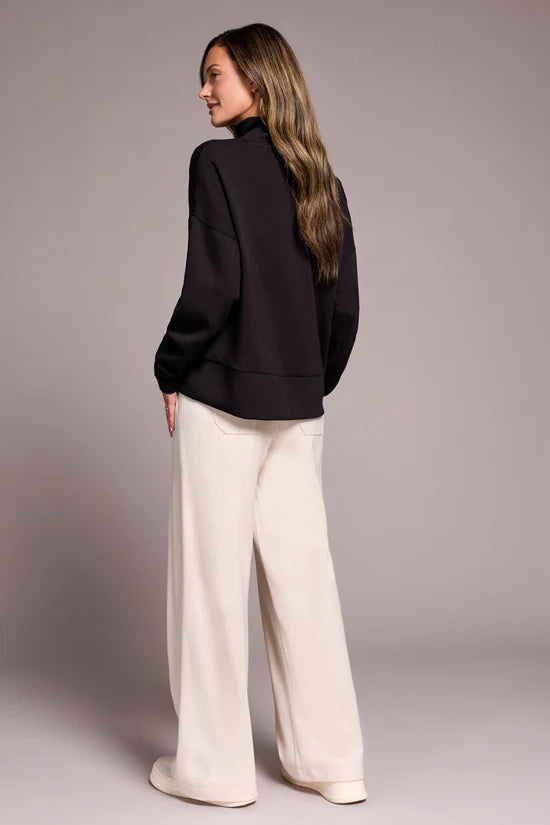 Tribal Techno Lux Funnel Neck Top- 3 Colors