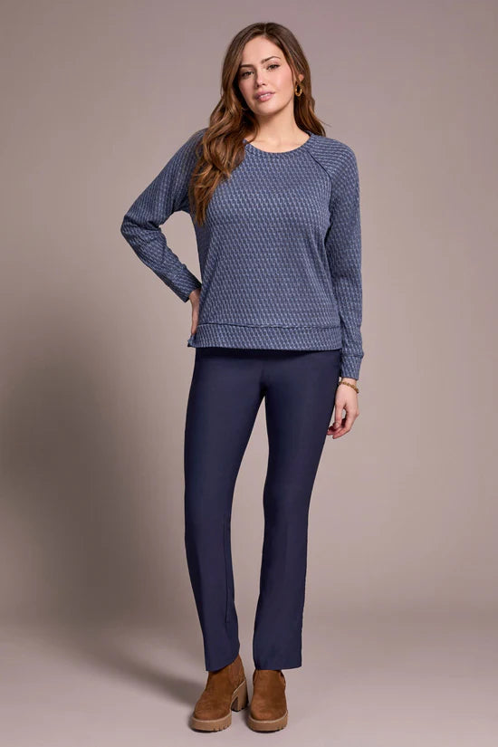 Tribal Textured Knit Raglan Top- 2 Colors