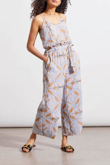 Tribal Cotton Gauze Print Jumpsuit