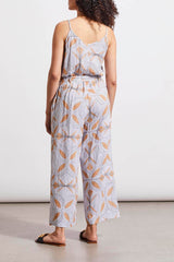 Tribal Cotton Gauze Print Jumpsuit