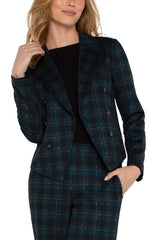Liverpool Tartan Plaid Blazer