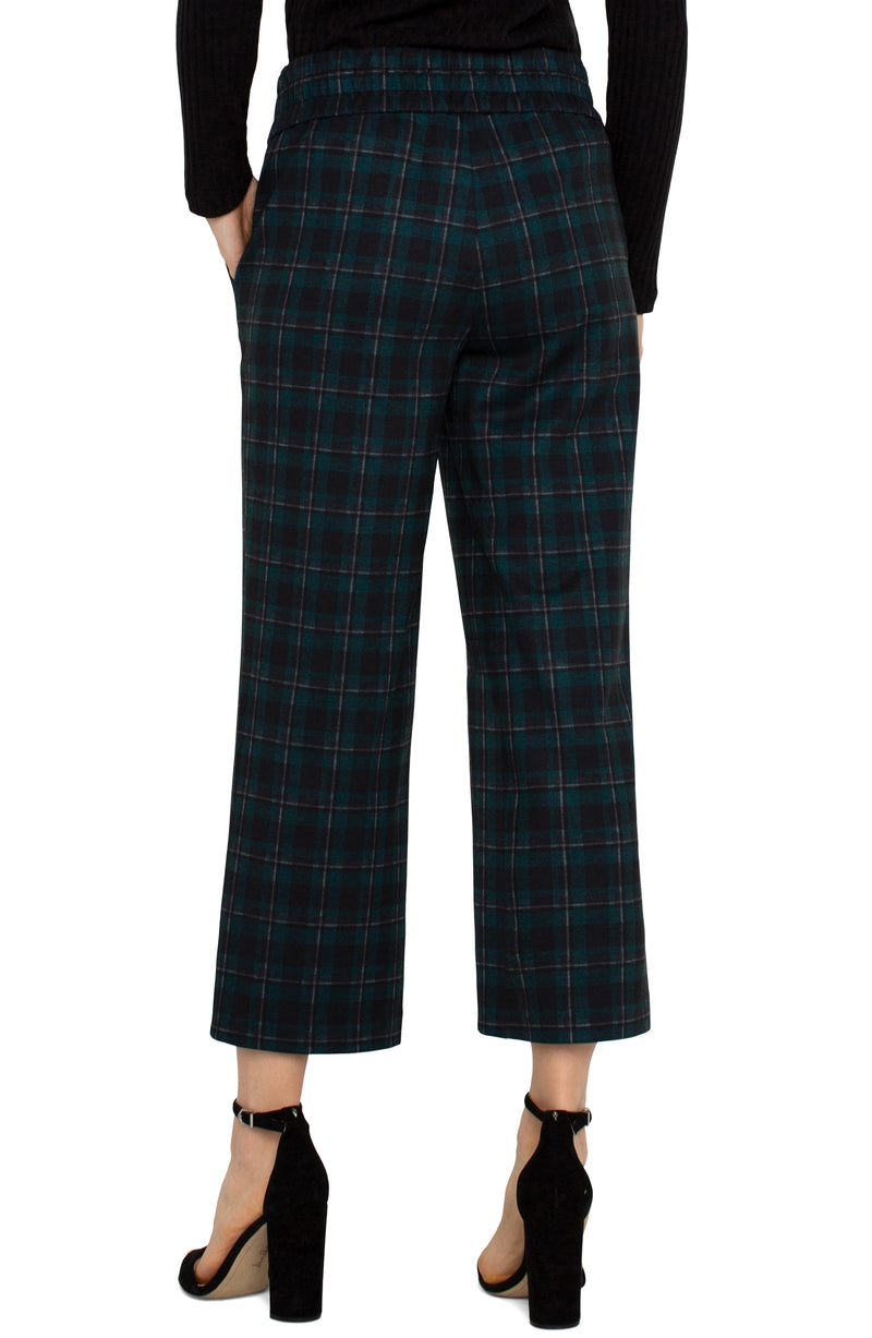 Liverpool Mable Tartan Plaid Ankle Pant