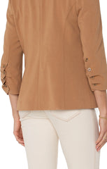 Liverpool Fitted Blazer with Ruched Sleeves