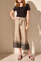 Tribal Flowy Border Print Pant