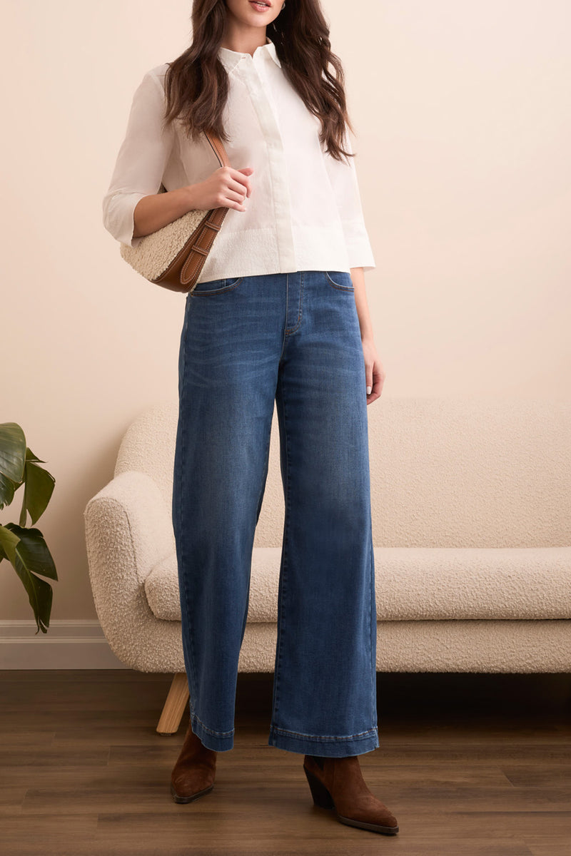 Tribal Boundless Audrey Wide Leg Jeans- 2 Colors!