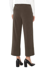 Liverpool Wide Leg Crop Pant