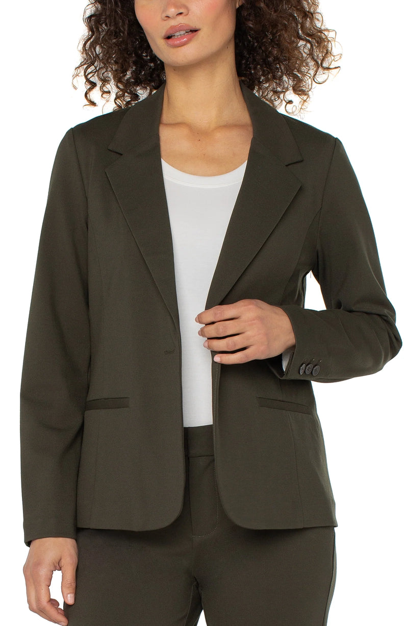 Liverpool Dark Forest Fitted Blazer