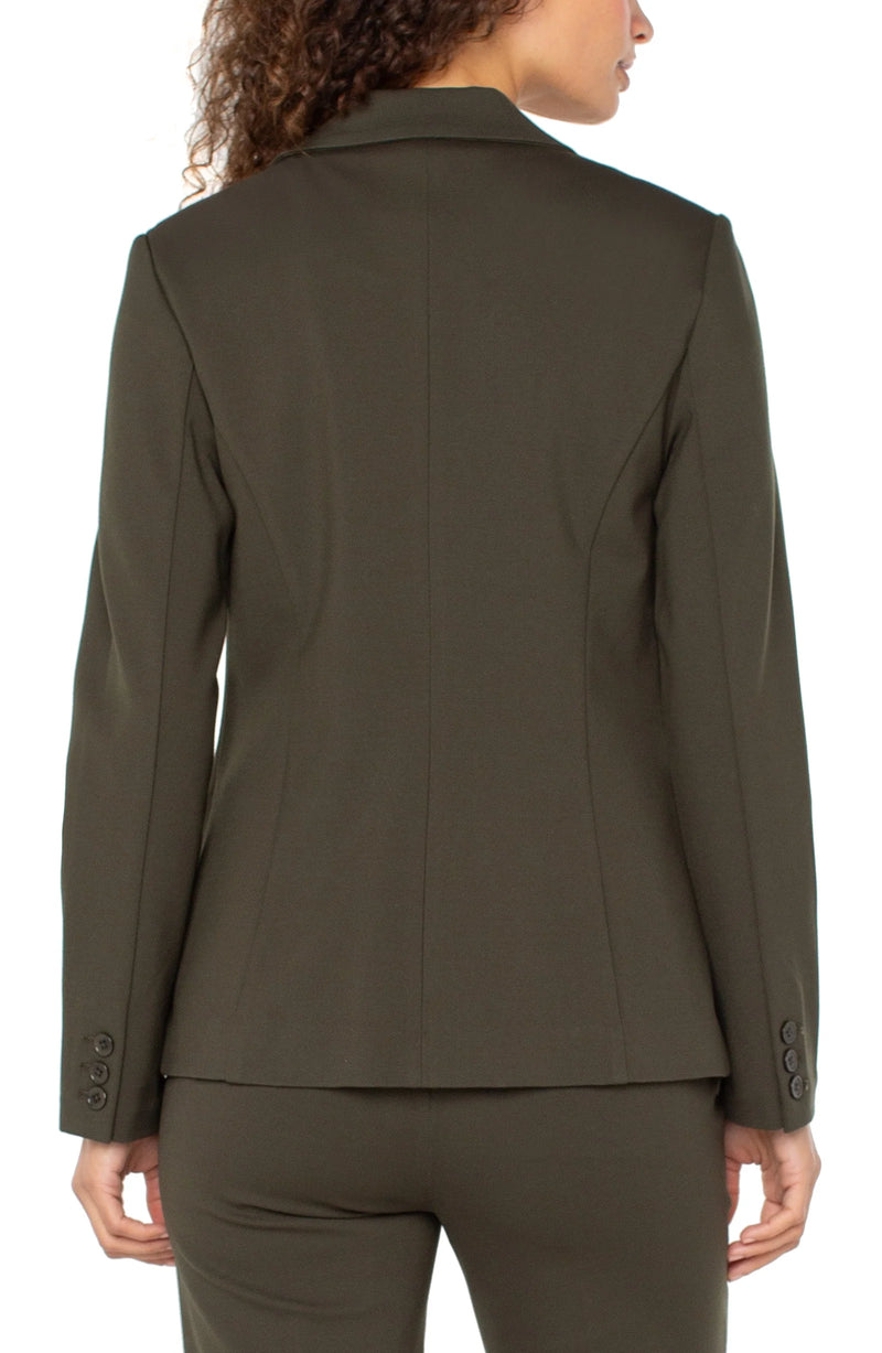 Liverpool Dark Forest Fitted Blazer