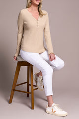 Tribal Waffle Knit Henley- 9 Colors!