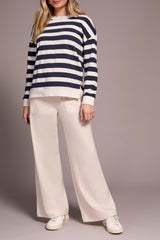 Tribal Sapphire Striped Crew