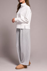 Tribal Soft Knit Funnel Neck- 2 Colors