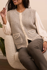 Tribal Luxe Knit Sweater Vest