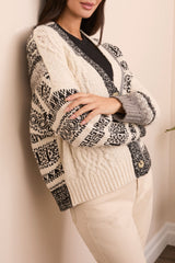 Tribal Fireside Multistitch Cardi