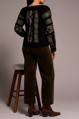 Tribal Moody Embroidered Blouse