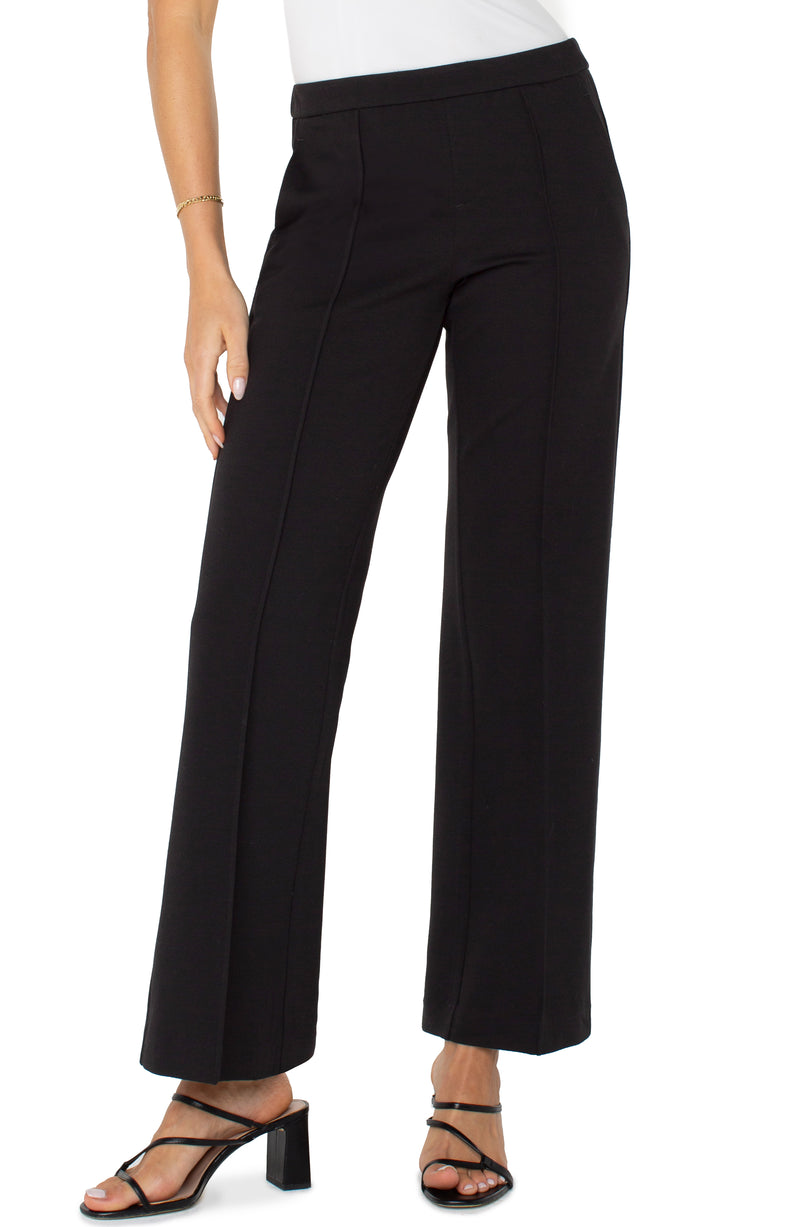 Liverpool Wide Leg Pull-On Trouser