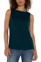 Liverpool Ribbed Knit Tank- Multiple Colors