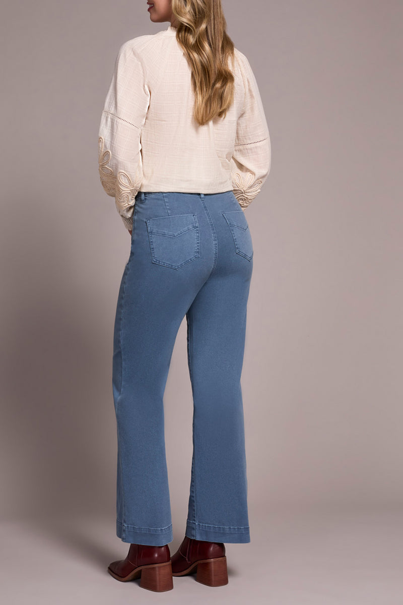 Tribal Comfort Stretch Wide Legs- Multiple Colors