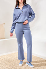 Tribal Ribbed Techno Lux Pull-On Flares- 2 Colors
