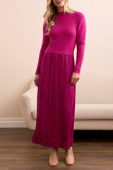 Tribal Pink Flambe Twofer Maxi Dress