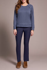 Tribal Textured Knit Raglan Top- 2 Colors
