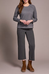 Tribal Textured Knit Raglan Top- 2 Colors