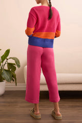 Tribla Multi-Stitch Palm Beach Sweater