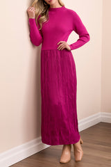 Tribal Pink Flambe Twofer Maxi Dress