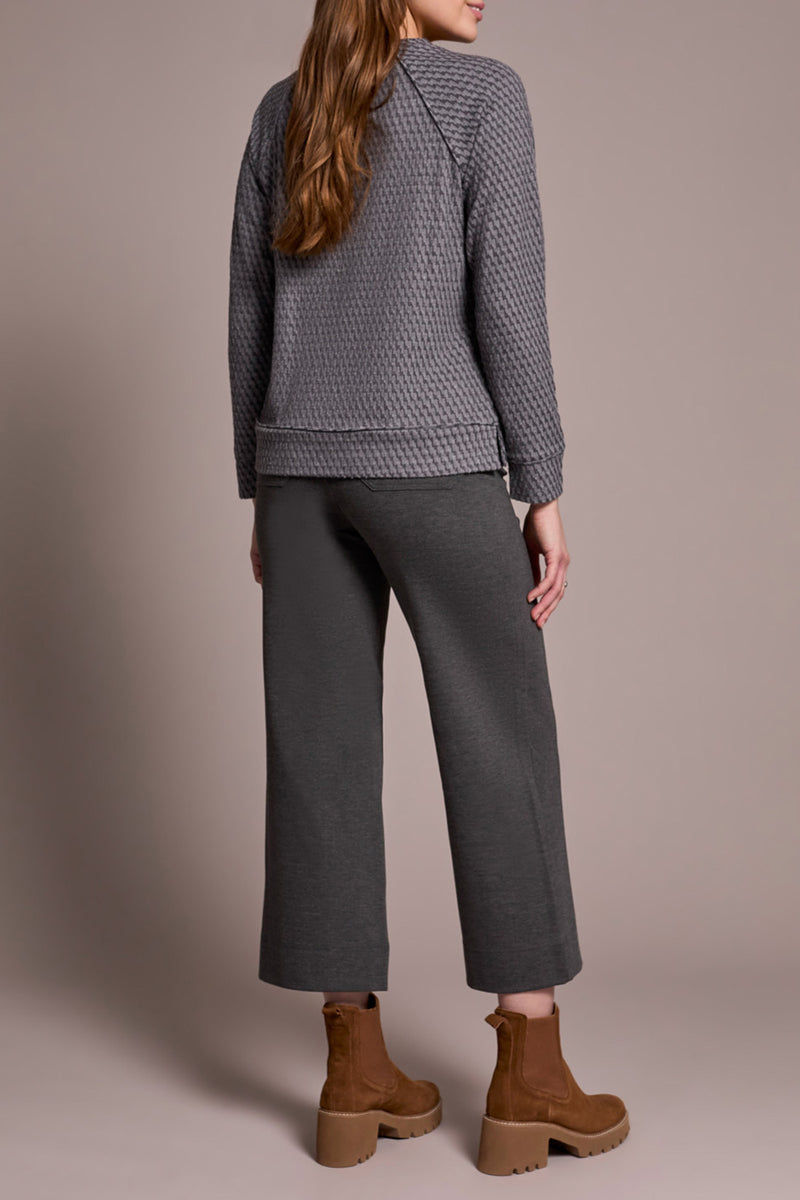 Tribal Textured Knit Raglan Top- 2 Colors