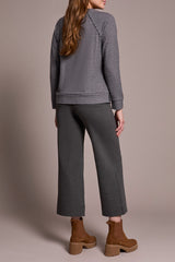 Tribal Textured Knit Raglan Top- 2 Colors