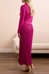 Tribal Pink Flambe Twofer Maxi Dress